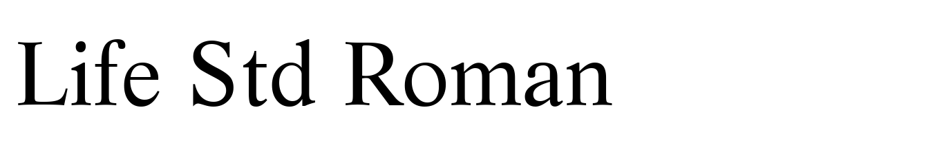 Life Std Roman